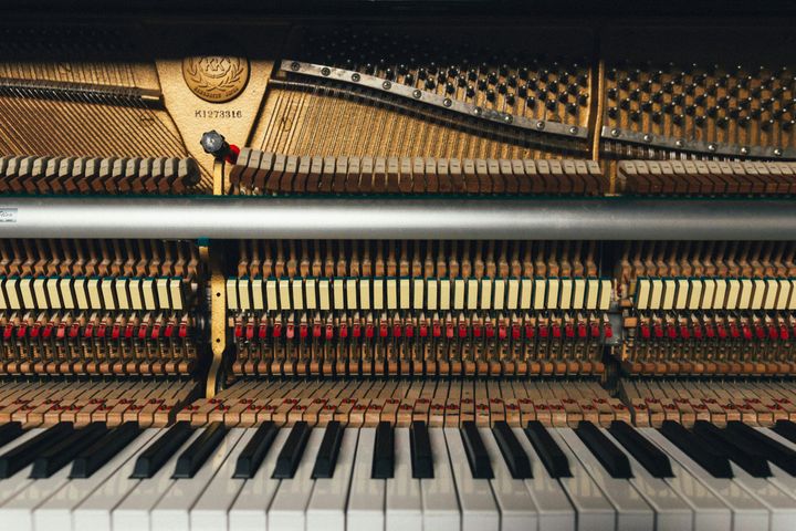 Exposed piano